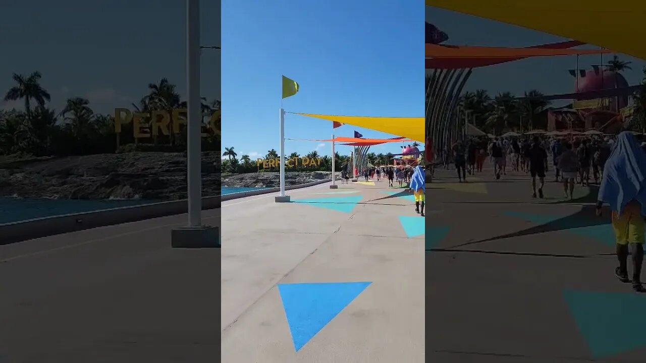 Walking onto CocoCay! (Private Island)