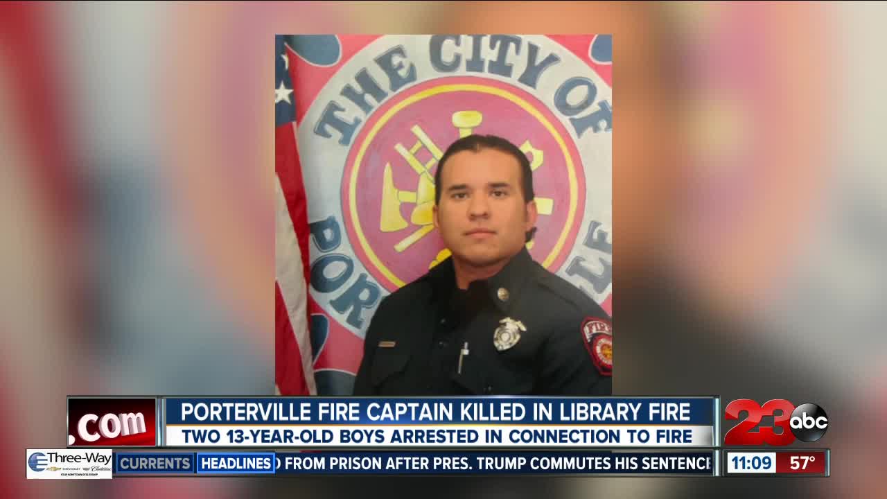 Porterville fire captain killed in library fire was from Kern County