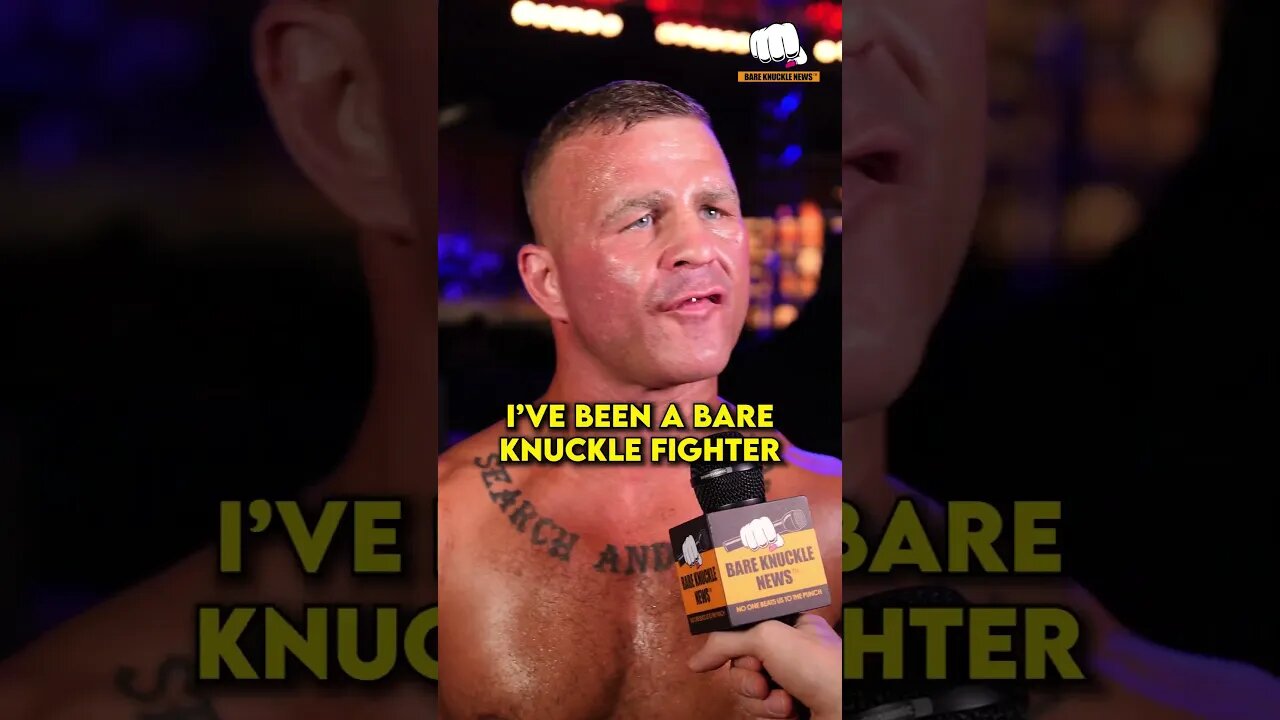 "I've been fighting all my life, now I can do it without getting locked up", Gary Fox ~ #BKFC46