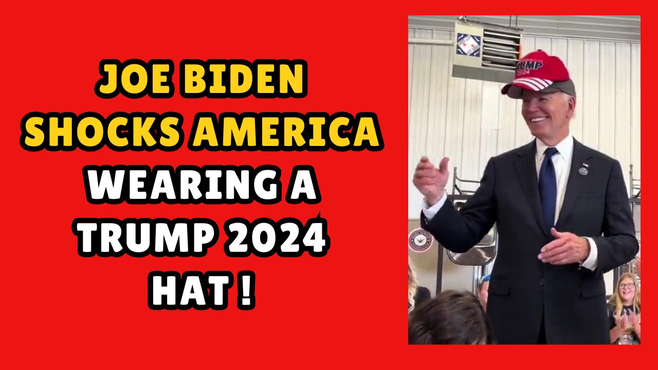 Joe Biden SHOCKS America by wearing a Trump 2024 Hat!