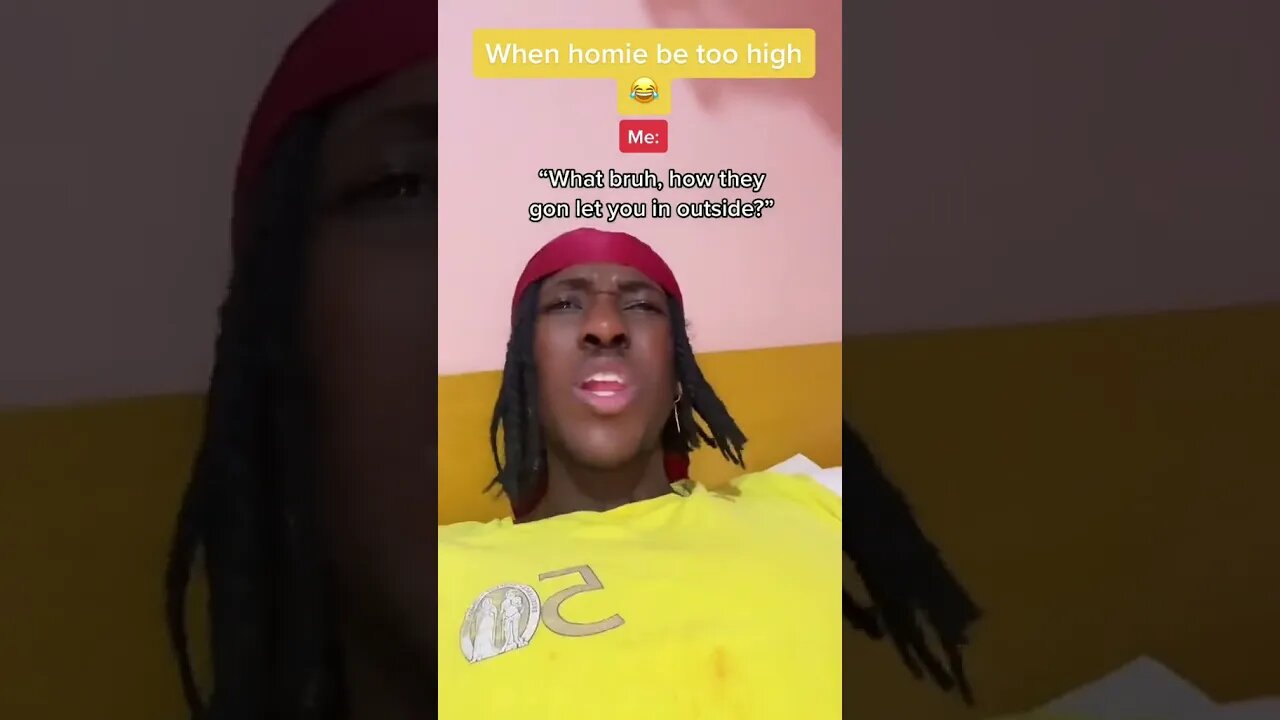 When homie be too high 😂 #shorts