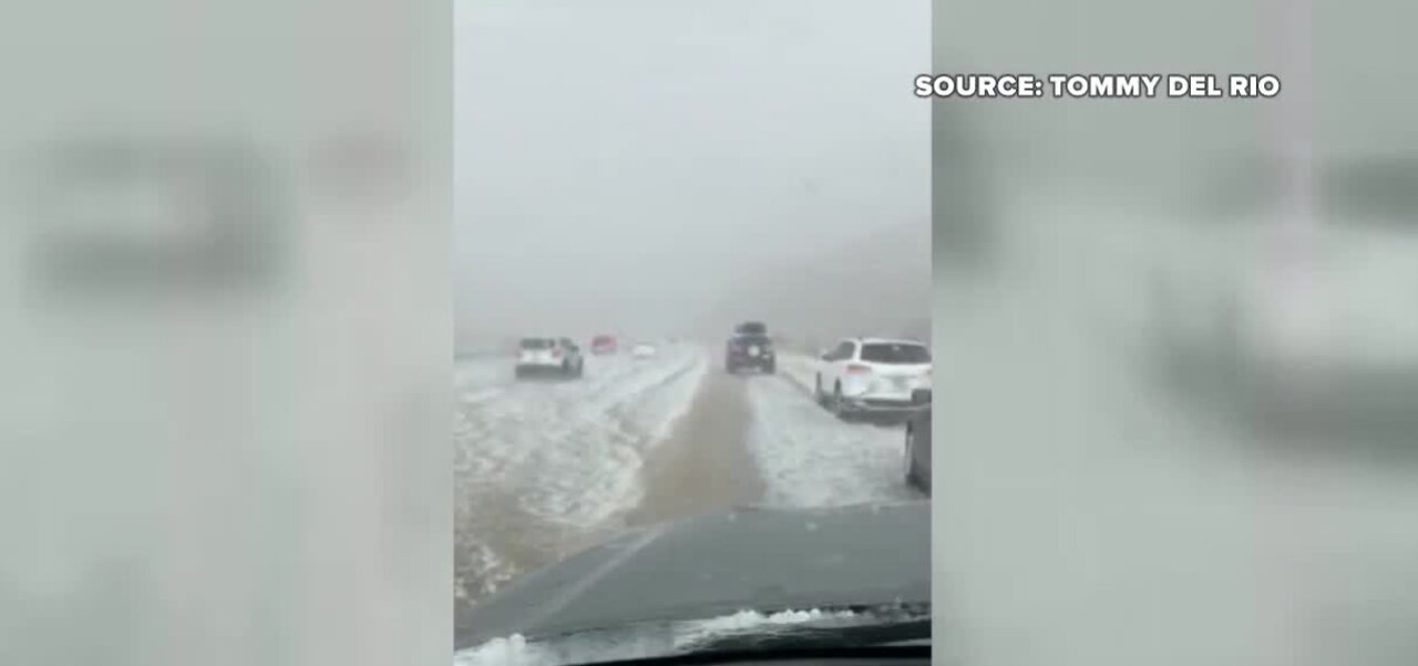 Crazy weather in parts of the southwest US today