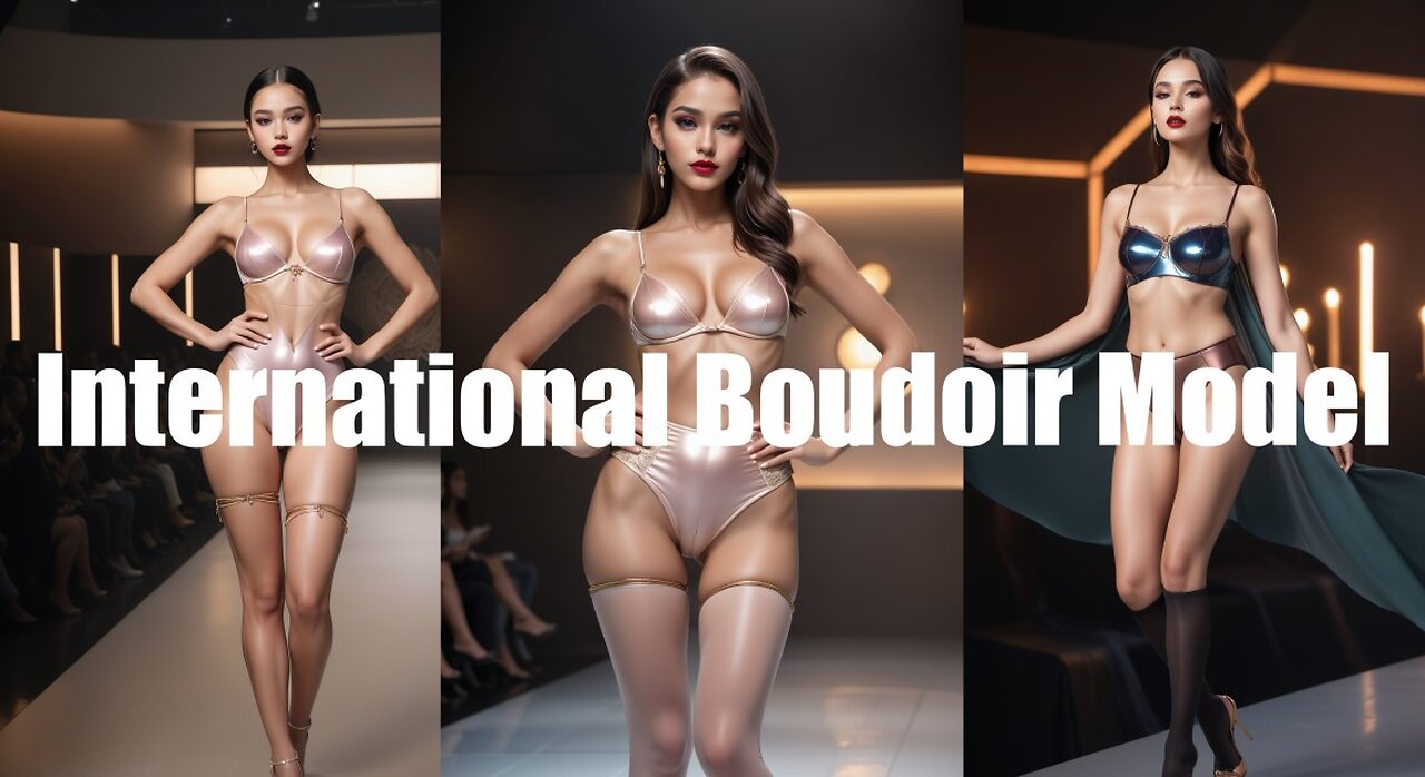 A.i. International Boudoir Model : Lingerie Fashion Show #fashion #show