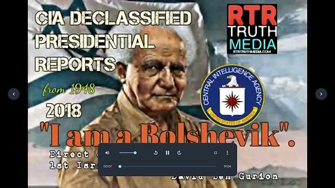 Truth about Ben Gurion CIA Declassified Reports