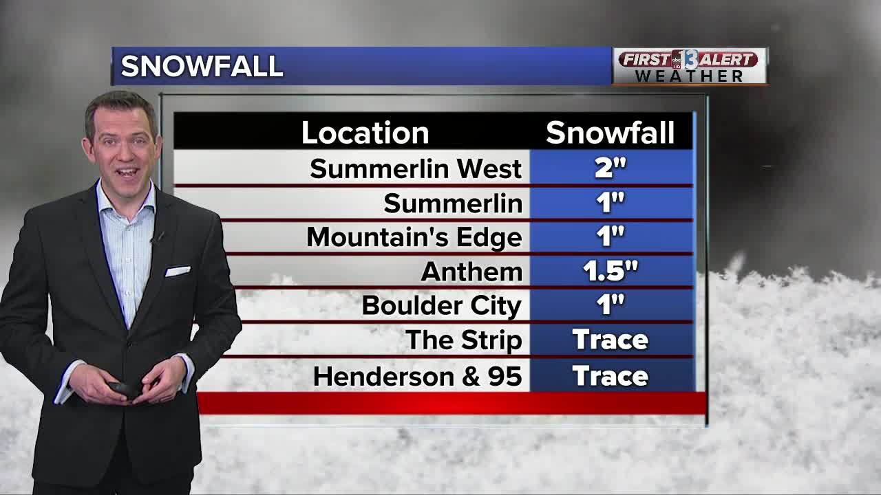 13 First Alert Las Vegas weather updated February 18 morning