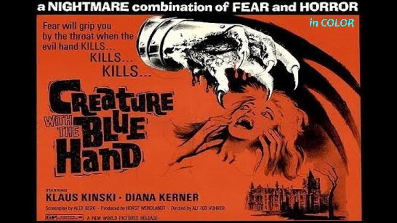 CREATURE WITH THE BLUE HAND 1967 Asylum May Hide Killer Who Uses Glove of Knives FULL MOVIE in HD