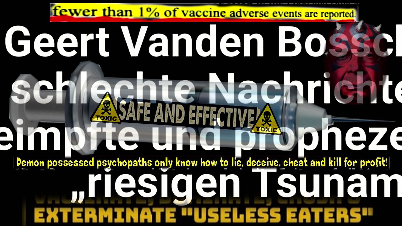 CANCER TSUNAMI PANDEMIC MASS DEATH NO LONGER TO BE HIDDEN! (see description)
