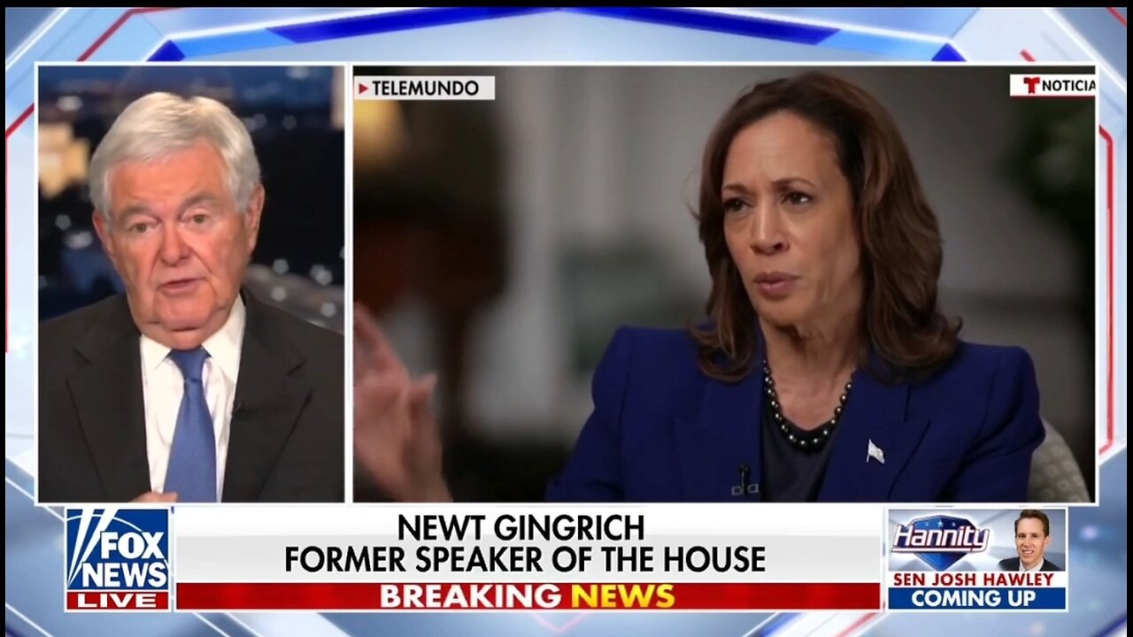 Newt Gingrich: These Are Acts of Desperation By Kamala