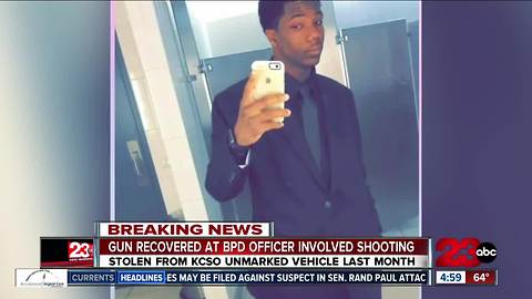 Gun recovered at BPD officer-involved shooting was stolen from KCSO car