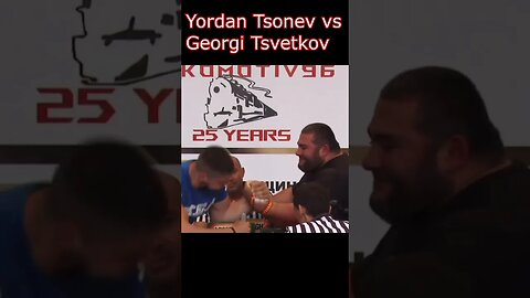 The Bulgarian Armwrestling Champion Yordan Tsonev