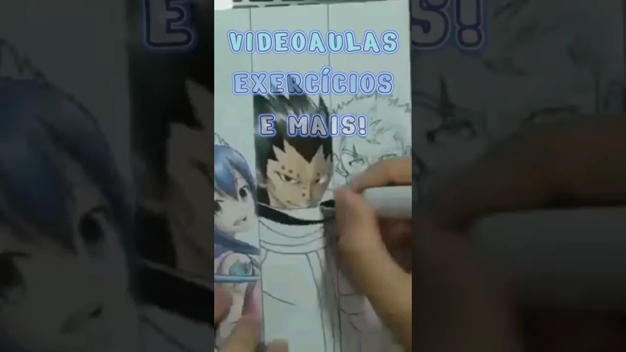 APRENDA A DESENHAR [LINK NA DESCRIÇÃO] #arte #desenho #anime #otaku #manga #painting #naruto #goku