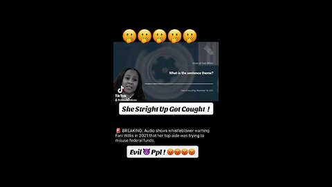 SHE GOT CAUGHT !