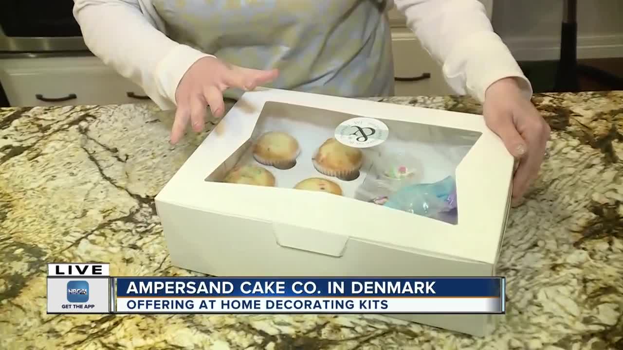 Ampersand Cake Co in Denmark offering decorating kits for families