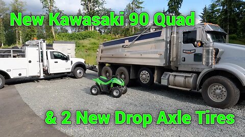 New Kawasaki 90 Quad & 2 BRAND NEW DROP AXLE TIRES!!!