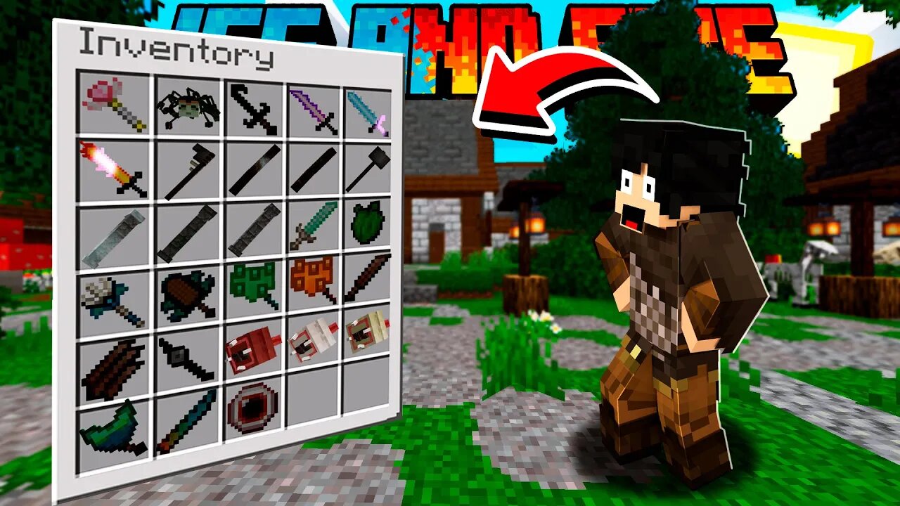 Todas as Armas Lendárias - Minecraft Ice And Fire Ep: 19