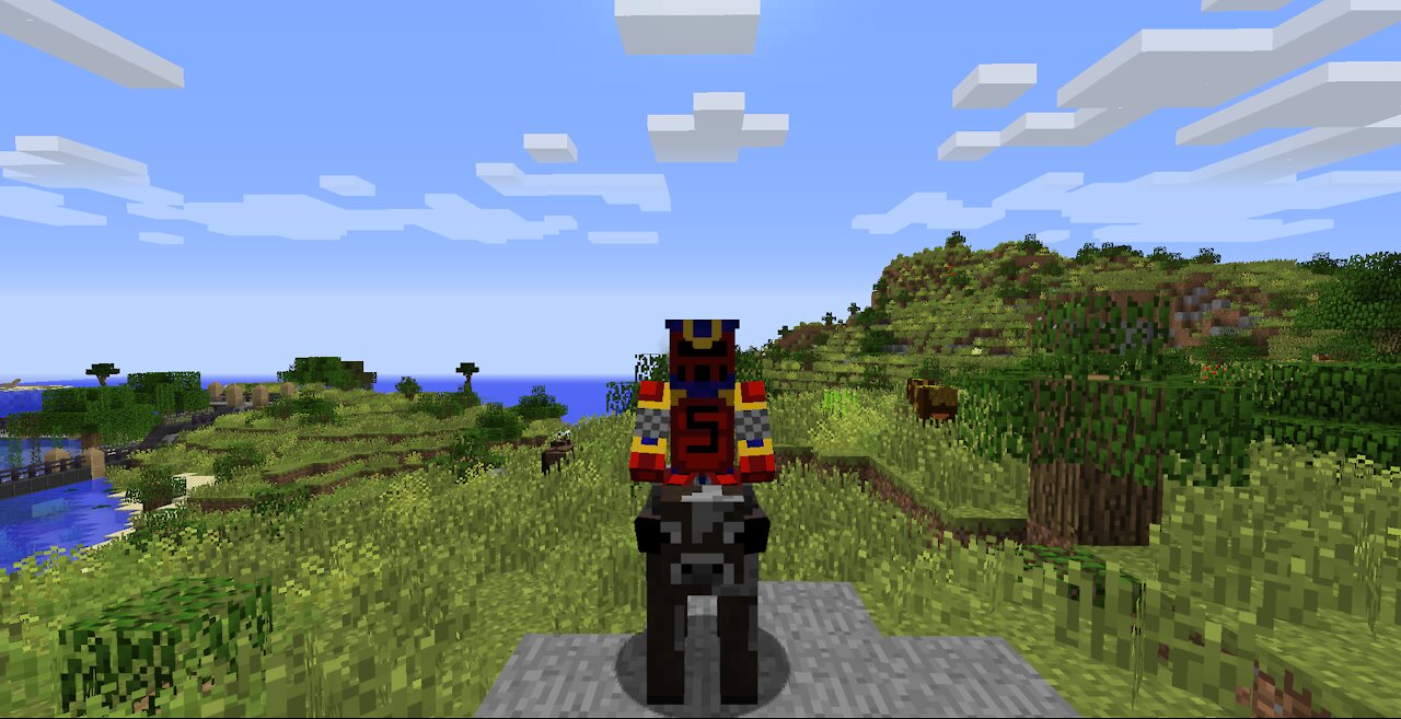 Minecraft: Cow bike