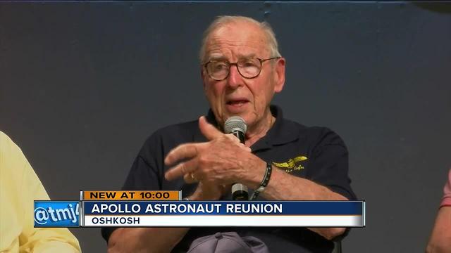8 Apollo astronauts gather for historic reunion at EAA AirVenture