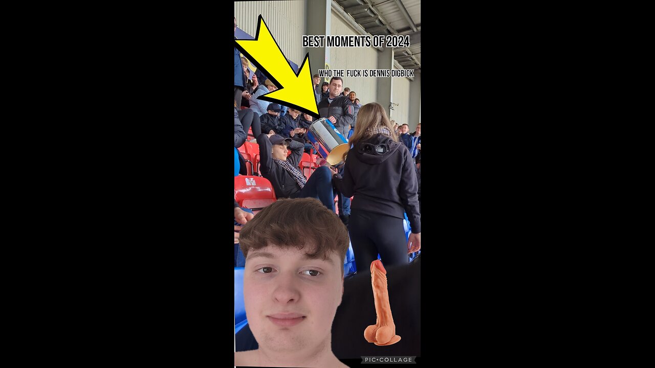 Wigan Vs Blackpool (Wigan fan gets kicked after being sick)