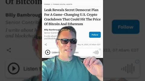 LEAKED Memo! Crypto Crackdown! 👀