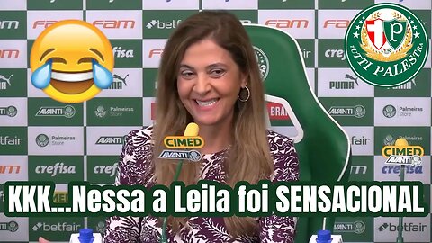 Leila zoa o cheirinho na coletiva.