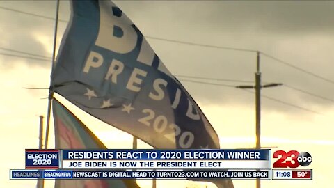 Bakersfield residents react to 2020 election winner