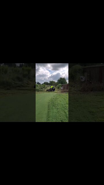 Mowing Overgrown Grass