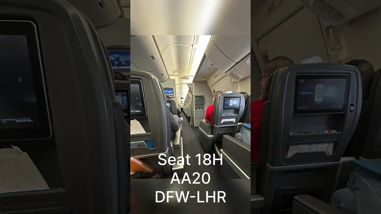 Seat 18H DFW to LHR; Boeing 777