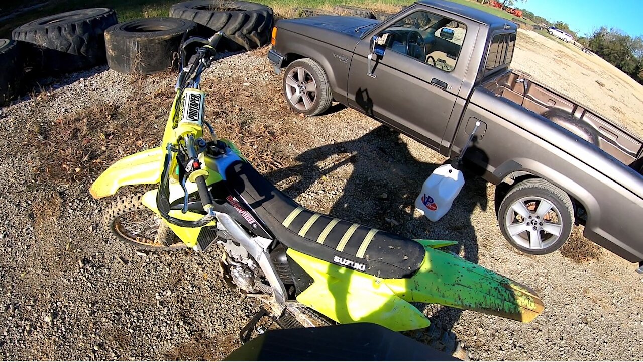 Riding Trails at Dirty Turtle Offroad Park - First Motorcycle Crash