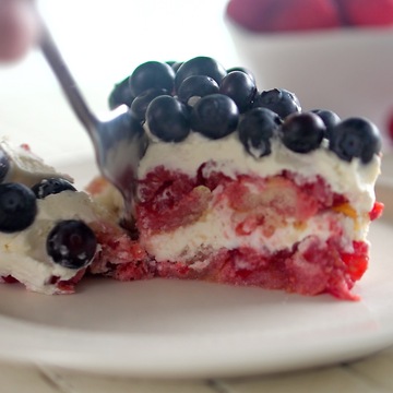 Red, White And Blue Trifle