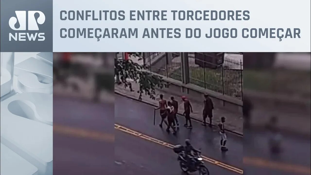 Briga entre torcedores de Flamengo e Vasco deixa dois feridos no Rio