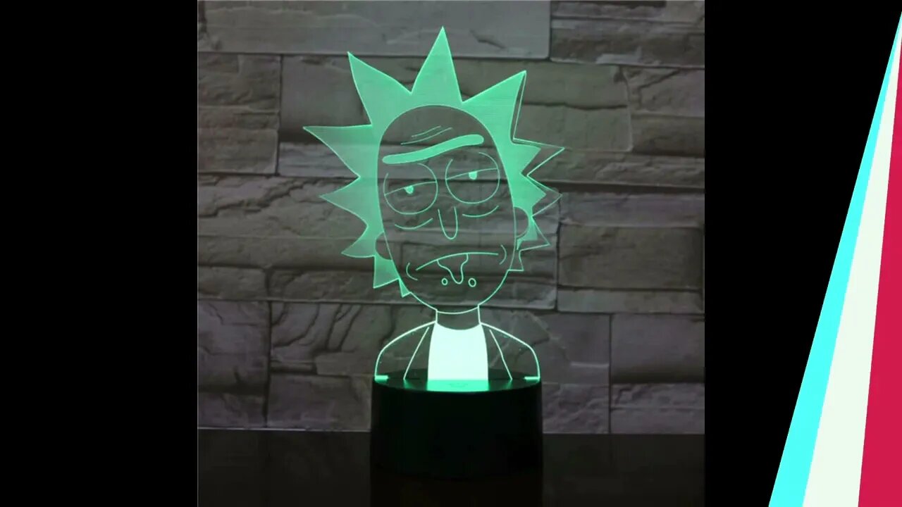 Rick And Morty Lamp