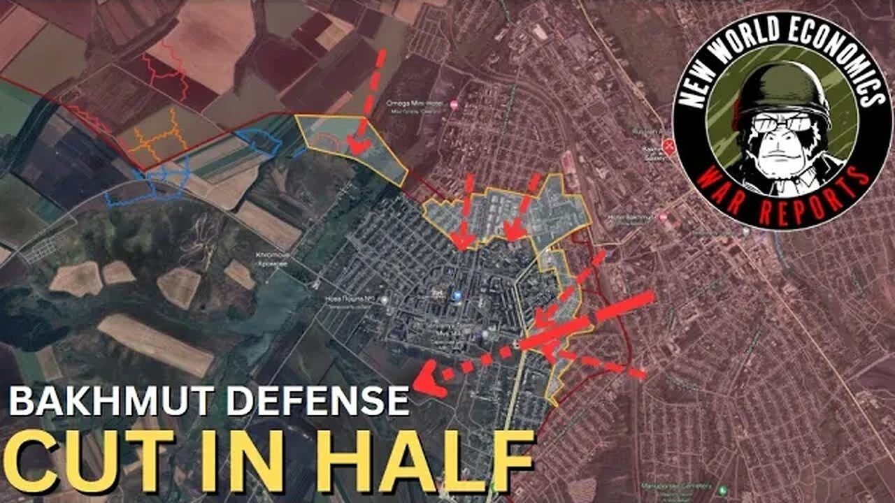 Russian Forces Breakthrough Ukrainian Bakhmut Defense and Cut Ukrainian Forces in Two