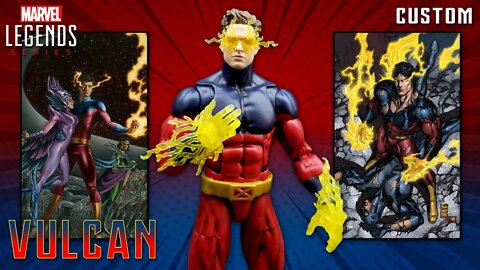 Custom Marvel Legends Vulcan Action Figure Review