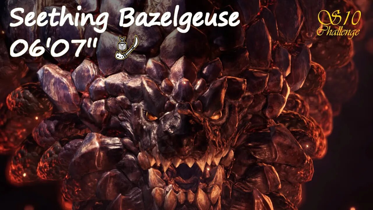 Seething Bazelgeuse (06'07'') | Insect Glaive | Monster Hunter World: Iceborne | "Sub 10 Challenge"