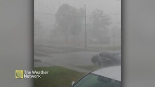 Storm has frightening intensity as it moves through Quebec