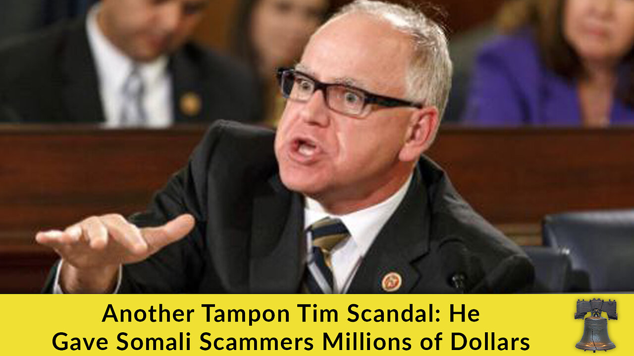 Another Tampon Tim Scandal: He Gave Somali Scammers Millions of Dollars