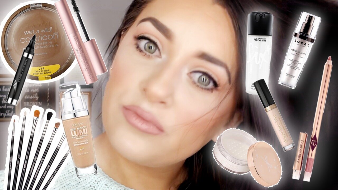 My Go To Everyday Neutral Nude Makeup Look Using Bronzer For Eyeshadow