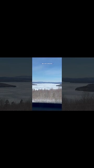 Reflections on a frozen lake#news#world#wonder#fears#darkdays