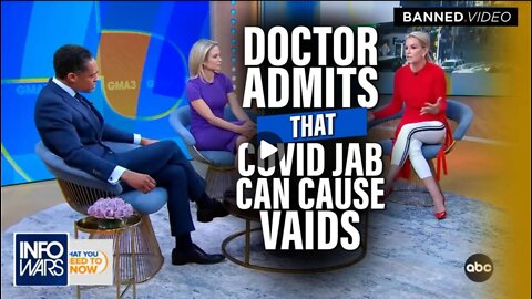 Doctor on Good Morning America Admits Covid Jab Can Cause VAIDS