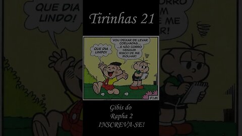 Tirinhas da Turma da Mônica nº 21 | Gibis do Rapha 2 #shorts