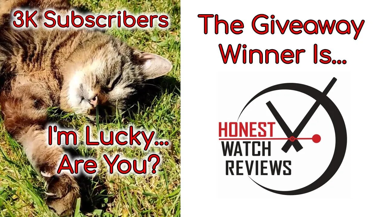 3,000 Subscribers 🍀 Giveaway Winner Announcement 🍀 2020 #HWR