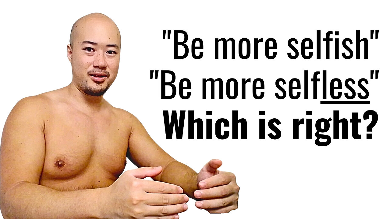 The SELFISH-SELFLESS Balance Scale