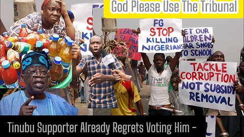 Tinubu Supporter Already Regrets Voting Him God Please Use The Tribunal Remove him, APC supporters