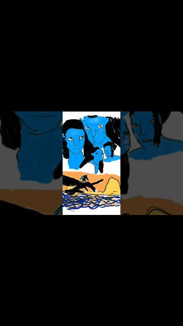 I Animated Avatar 2 Characters.. #avatar2 #avatar #art