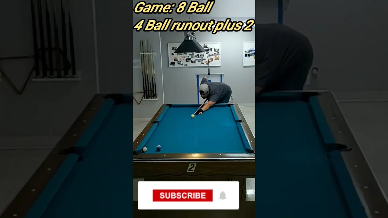 4 Ball runout plus 2 #8ballpool #shorts
