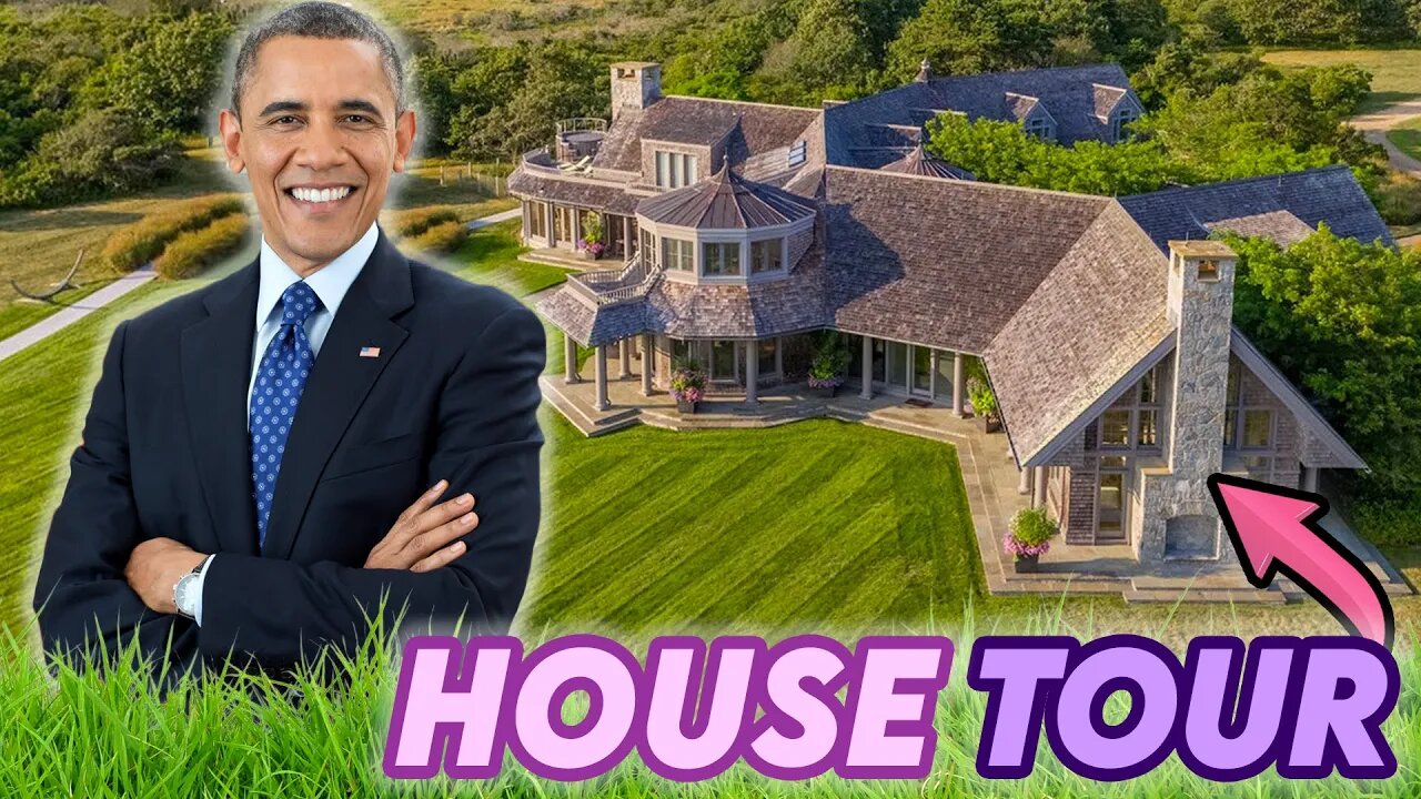 Barack Obama | House Tour | Mansion en la playa de Edgartown Great Pond