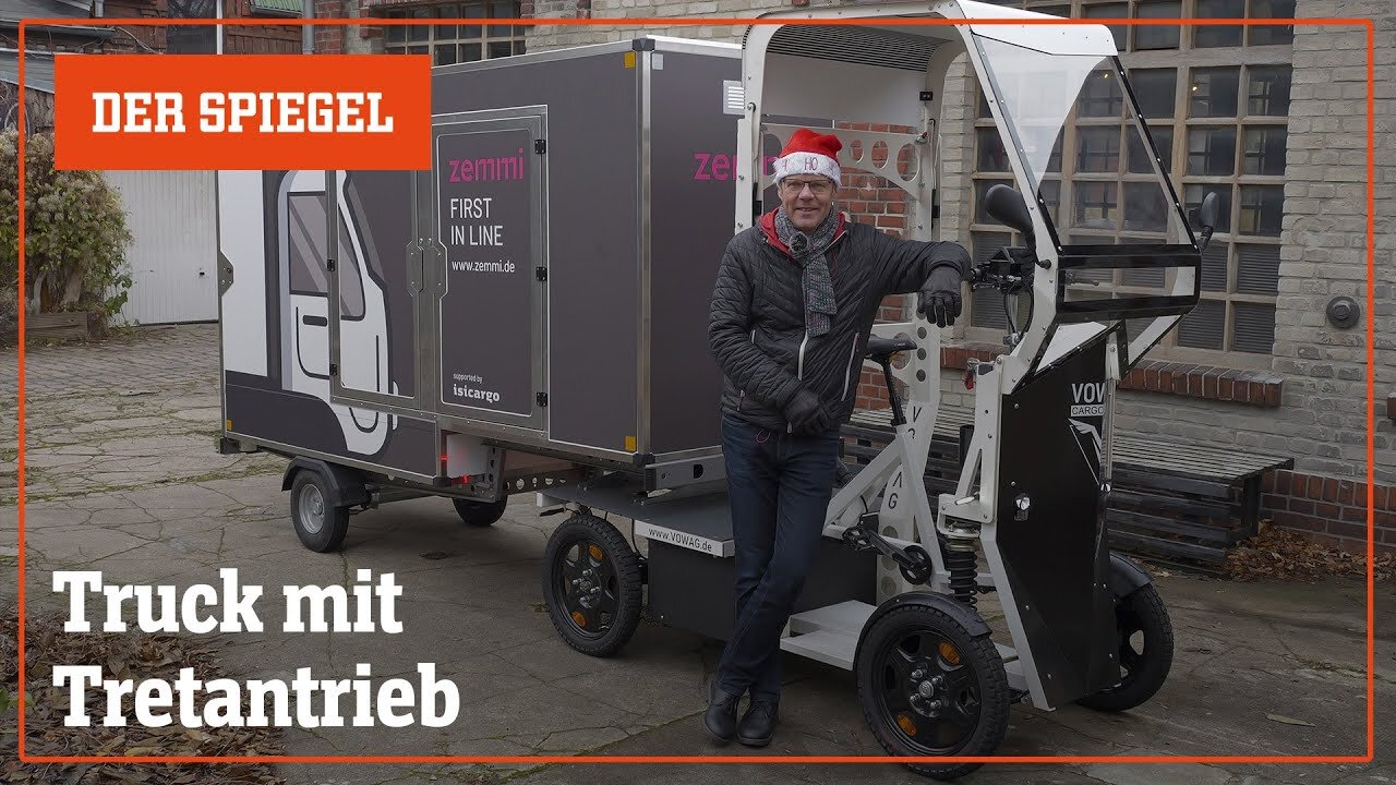 Wir drehen eine Runde: Zemmi – Truck mit Tretantrieb | DER SPIEGEL