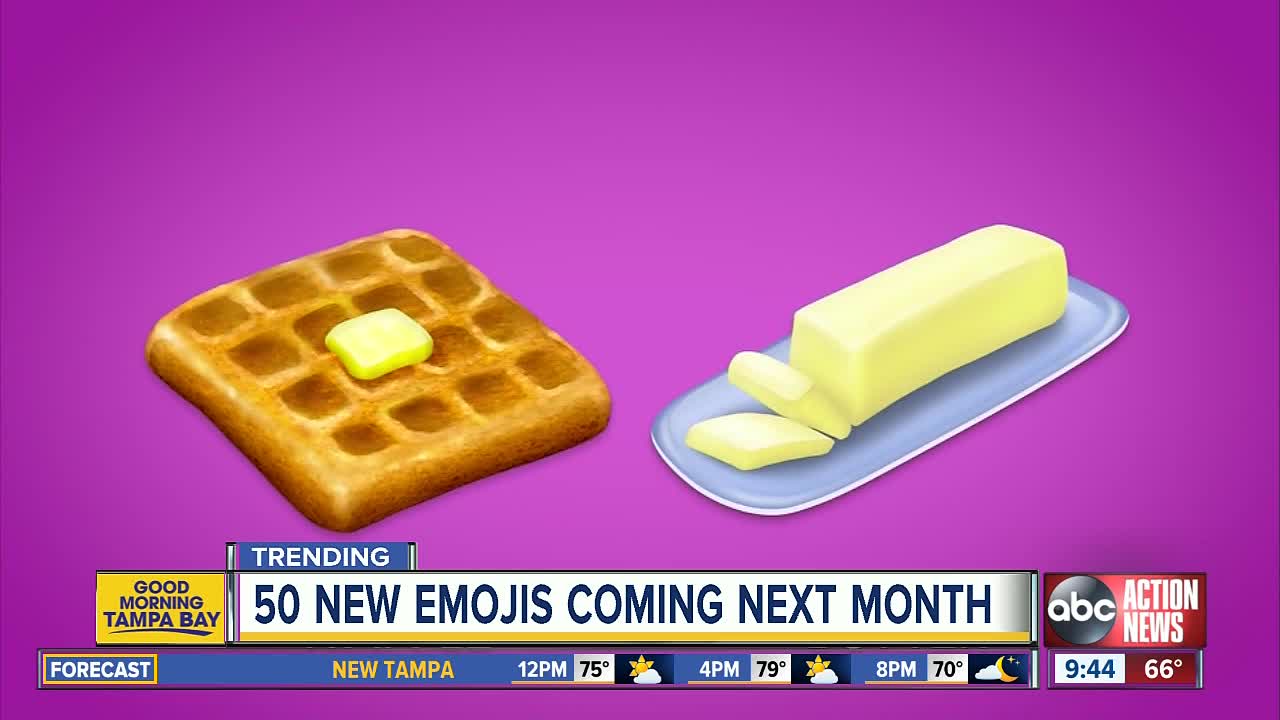 230 new emojis set to launch in 2019, including waffles