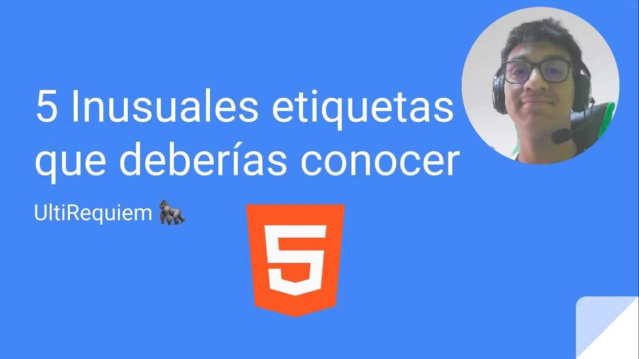 5 Inusuales etiquetas HTML que deberías conocer (SEMÁNTICA)