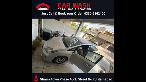 Toyota Prius car detailing in Islamabad at home +923306862400